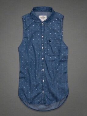 Abercrombie & Fitch Lindsey Dot Print shirt